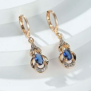 Women's Elegant Zircon Drop Earrings